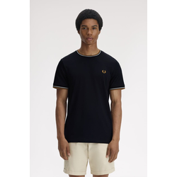 FRED PERRY TWIN MAJICA BLKEDC