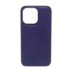 Maska za telefon LEATHER CASE za Iphone 13 Pro, Ljubičasta