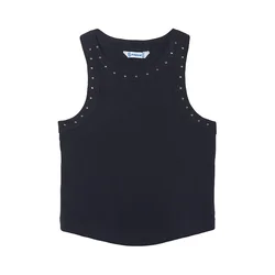 Mayoral Top 6013 Črna Regular Fit