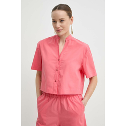 Pamučna košulja MAX&Co. za žene, boja: narančasta, relaxed, 2416111074200