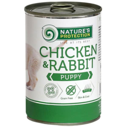 NATURES PROTECTION Piletina i zečetina Puppy 400g