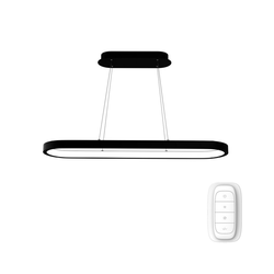 Immax NEO 07078L - LED luster na sajli HIPODROMO, prigušiva, LED/66W/230V Tuya