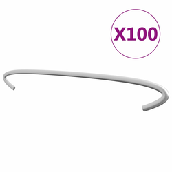 Gabionske kuke 100 kom od pocinčanog čelika 30 cm