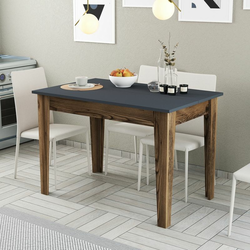 HANAH HOME Kuhinjski sto Kiev 504 Walnut Anthracite
