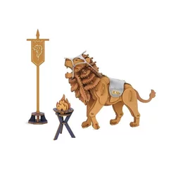 Robotime 3D lesena sestavljanka Bojevnik Lev - Warior Lion