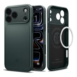 Spigen Thin Fit Apple iPhone 18 Pro Max / iPhone 17 Pro Max MagSafe - zelen silikon