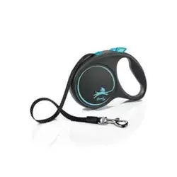 Flexi Povodec Black Design L pas 5m/50kg modri