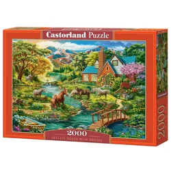 Castor 2000-delna sestavljanka: Idilična hiša s konji