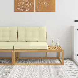 Vanjski krajnji kauč Bijela 115 x 83 x 73 cm Poliester
