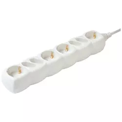 home Produžni kabel, 8 utičnica, 3 x 1.0 mm2, 1.5met - NV 18/WH