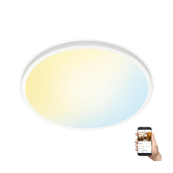 WiZ - prigušiva stropna LED svetiljka SUPERSLIM LED/22W/230V bela Wi-Fi