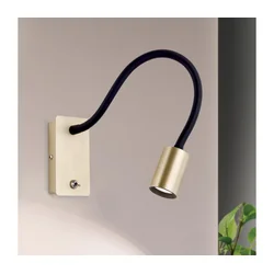 Orion WA 2-1342 - LED Fleksibilna zidna lampica KURT LED/5W/230V zlatna