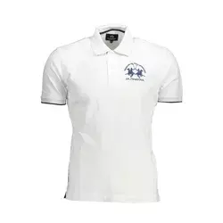 LA MARTINA Muška polo majica CCMP01-PK001_BIANCO_00001, Bela