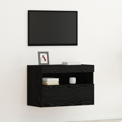 TV zidni ormar Crni hrast 60 x 30 x 40 cm Konstruirano drvo