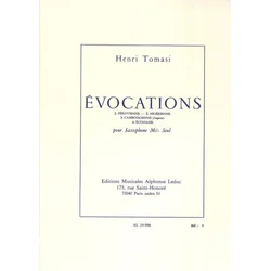TOMASI:EVOCATIONS SAX