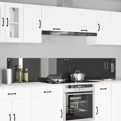 Kuhinjski zid 2 pcs Tamno siva 110 x 40 cm