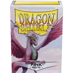 Dragon Shield 100 Standard Sleeves - Pink Matte