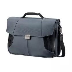 Samsonite poslovna torba BRIEFCASE 2 GUSSETS 15.6 SIVA