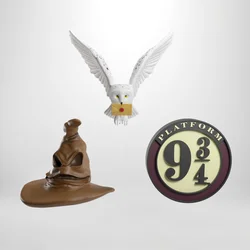 Harry Potter - Sorting Hat, Platform9 3/4 and Hedwig Ornaments