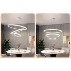 Gujia Viseći luster LED, Beli