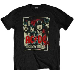 AC/DC Majica Highway To Hell Sketch Black M