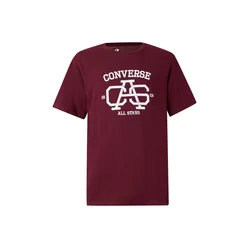 CONVERSE Majica CAS VARSITY bordo/bela