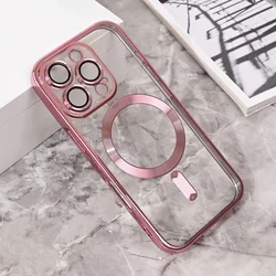 Maska za mobilni telefon iPhone 16 Pro LUX, Magsafe, Roze