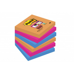 Post-it Super Sticky 76 x 76 mm, BANGKOK, 90L, 6-pack