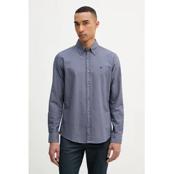 BOSS oxford srajca moška bombažna ROAN