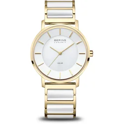 Bering 19535-714 Ladies Watch Solar Ceramic 35mm 3ATM