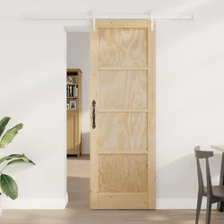 Klizna vrata ORKDAL Prirodna i bijela 73,5 x 211 cm