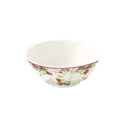 Porcelain bowl, 20cm, Jardin des Fraises - Easy Life