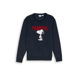 TOM TAILOR Majica PEANUTS temno modra
