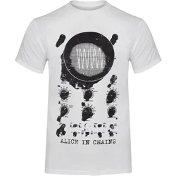 Alice In Chains Oscilloscope White L Majica