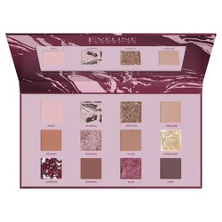 EVELINE - EYESHADOW PALETTE 12 COLORS - SHOCKING NUDES
