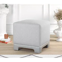 Atelier del Sofa Tabure Lenover, 50x47x50cm, Sivi