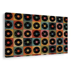 Slika retro vinilne plošče - 60x40