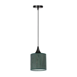 Viseća lampa na kablu PATTI 1xE27/60W/230V prečnik 15 cm zelena