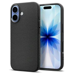 Spigen – Liquid Air maska za iPhone 17 ACS10369 – Mat crna