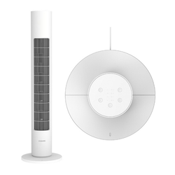 Ventilator Xiaomi MI SMART TOWER FAN BPTS01DM, Podni, 22 W, Bela