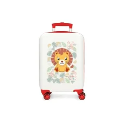 Roll road happy pets dečiji kofer 55 cm - bela/crvena ( 49.911.48 )