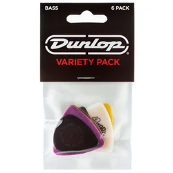 DUNLOP PVP117 Variety Pack Bass (6) Pick Pack