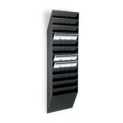 Durable Flexiboxx stenski 12 A4 ležeč, črn