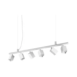 Ideal Lux - LED luster na sajli DYNAMITE 6xGU10/7W/230V CRI 90 bela