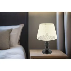 Opviq Stona lampa 300 Hazeran, 60 W, 45 cm, Krem