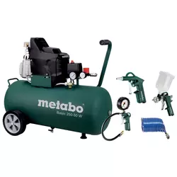 METABO kompresor BASIC 250-50W (690866000) + LPZ, 4 set