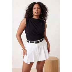 Trendyol Curve Ženska bluza Tbbss26Af00065, Crna