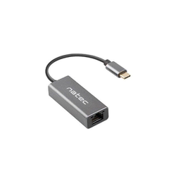 NATEC NNC-1925 Cricket Adapter USB Type-C na Gigabit Ethernet 10/100/1000Mbps