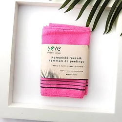 Piling za oči Pink Yeeye in brisača za hammam