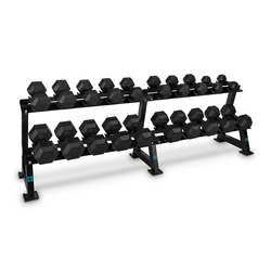 CAPITAL SPORTS DUMBBELL RACK SET, stojalo ZA uteži, KOMPLET, 20 MEST, 10 X PAROV uteži (PL-8348-0482)